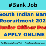 South Indian Bank Junior Officer Recruitment 2025 – Apply Online